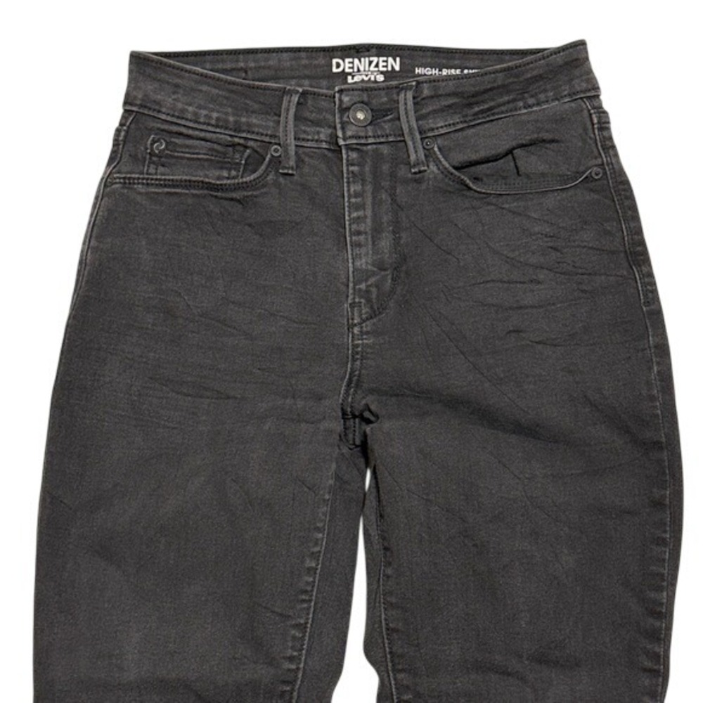 Denizen from Levi's Women's High-Rise Skinny Jeans in Charcoal Black